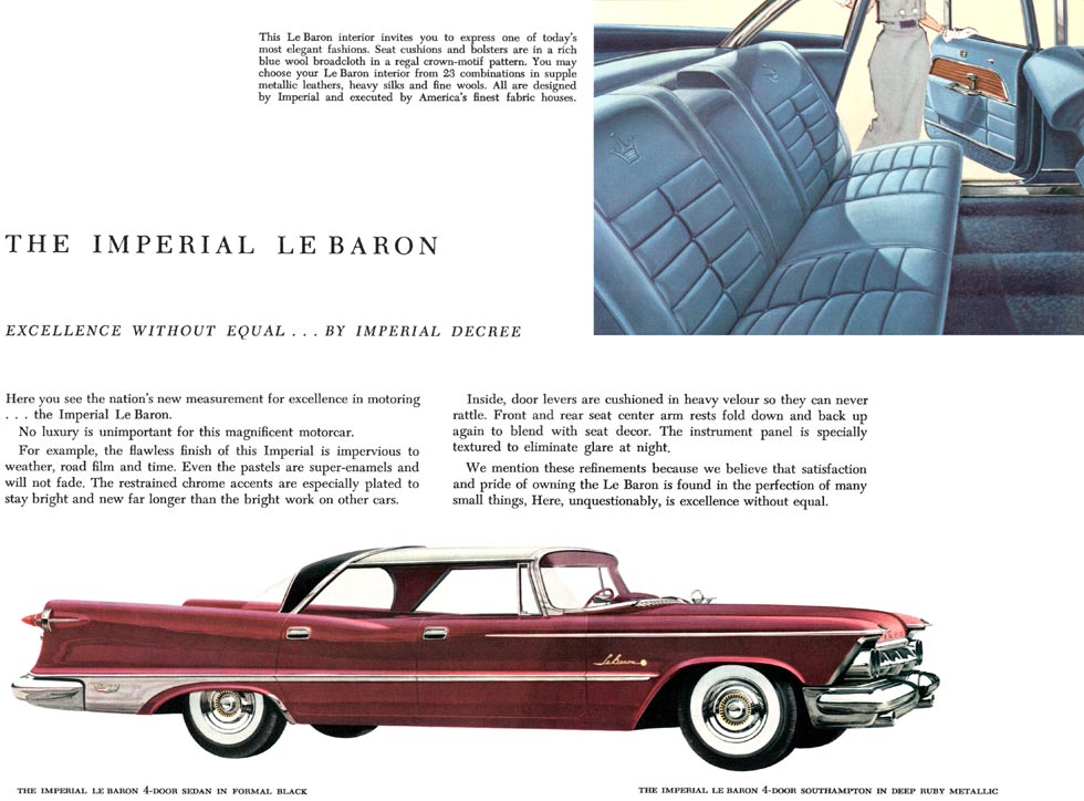 1959 Chrysler Imperial Brochure Page 9